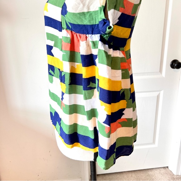 ANTHROPOLOGIE MAEVE Mila Colorful Abstract Striped Blouse—SZ. Small - Picture 6 of 14